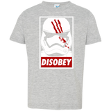 T-Shirts Heather / 2T Disobey Toddler Premium T-Shirt