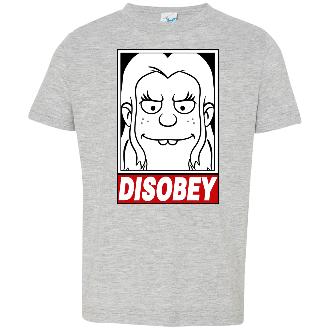 T-Shirts Heather Grey / 2T Disobey Toddler Premium T-Shirt