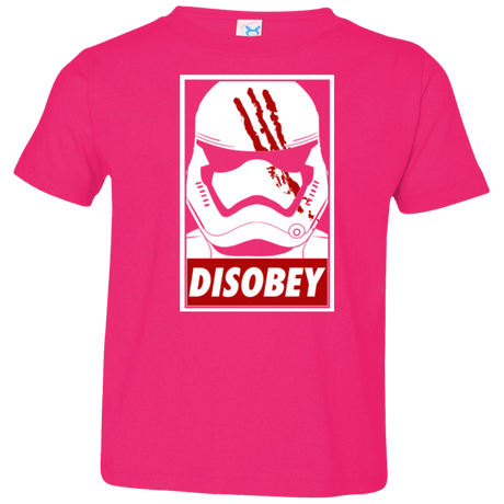 T-Shirts Hot Pink / 2T Disobey Toddler Premium T-Shirt
