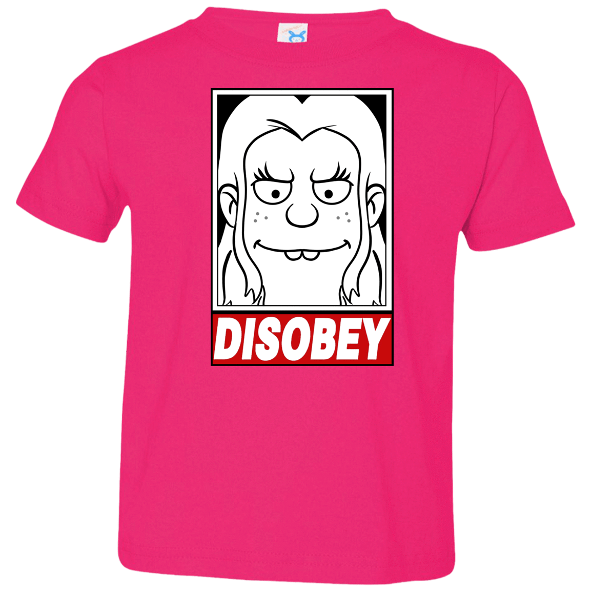 T-Shirts Hot Pink / 2T Disobey Toddler Premium T-Shirt