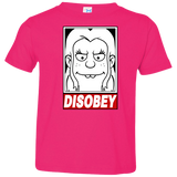 T-Shirts Hot Pink / 2T Disobey Toddler Premium T-Shirt