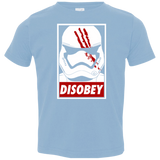 T-Shirts Light Blue / 2T Disobey Toddler Premium T-Shirt