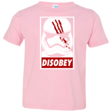 T-Shirts Pink / 2T Disobey Toddler Premium T-Shirt
