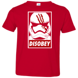 T-Shirts Red / 2T Disobey Toddler Premium T-Shirt