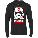 T-Shirts Vintage Black / X-Small Disobey Triblend Long Sleeve Hoodie Tee