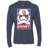 T-Shirts Vintage Navy / X-Small Disobey Triblend Long Sleeve Hoodie Tee