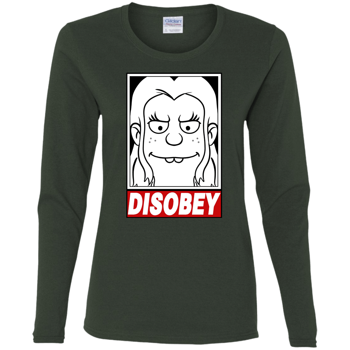 T-Shirts Forest / S Disobey Women's Long Sleeve T-Shirt