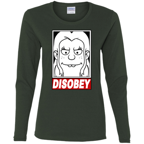 T-Shirts Forest / S Disobey Women's Long Sleeve T-Shirt