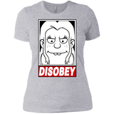 T-Shirts Heather Grey / X-Small Disobey Women's Premium T-Shirt