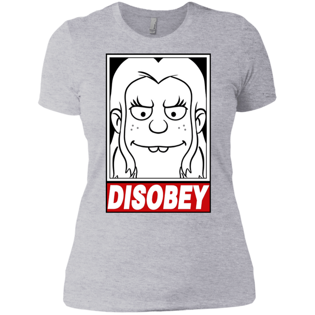 T-Shirts Heather Grey / X-Small Disobey Women's Premium T-Shirt