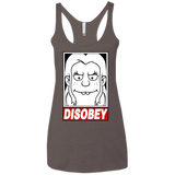 T-Shirts Macchiato / X-Small Disobey Women's Triblend Racerback Tank