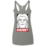 T-Shirts Venetian Grey / X-Small Disobey Women's Triblend Racerback Tank