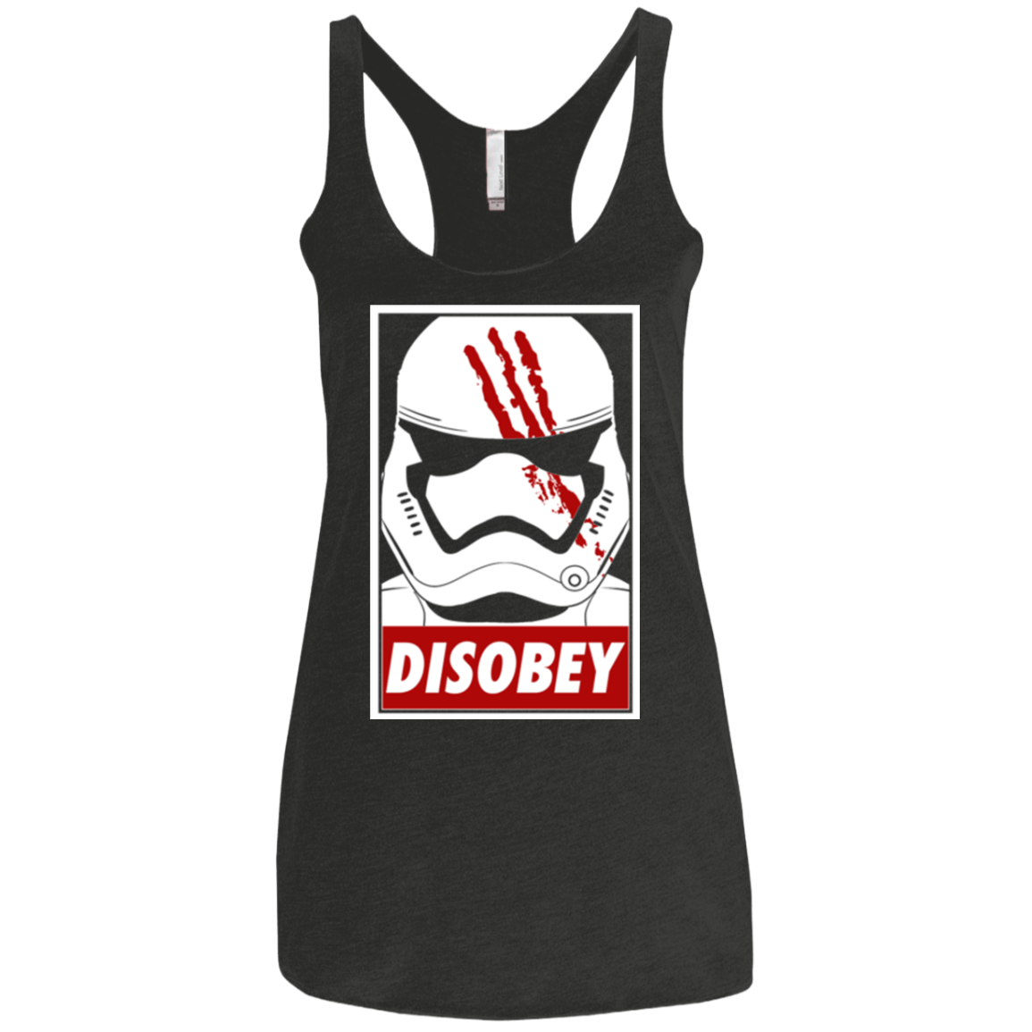T-Shirts Vintage Black / X-Small Disobey Women's Triblend Racerback Tank
