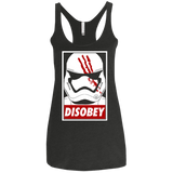 T-Shirts Vintage Black / X-Small Disobey Women's Triblend Racerback Tank