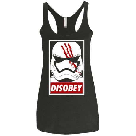 T-Shirts Vintage Black / X-Small Disobey Women's Triblend Racerback Tank