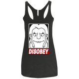 T-Shirts Vintage Black / X-Small Disobey Women's Triblend Racerback Tank
