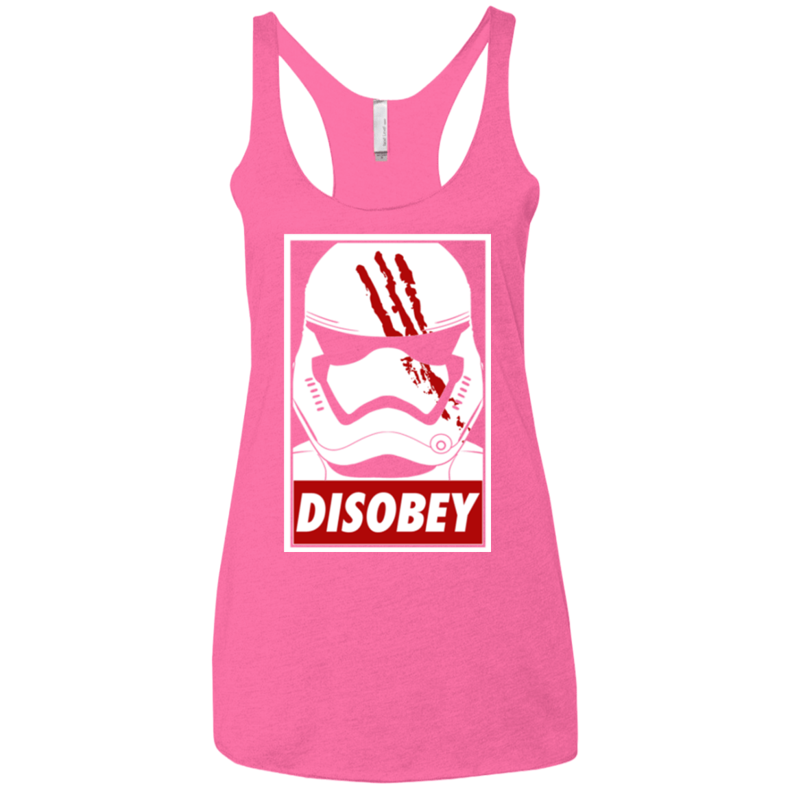 T-Shirts Vintage Pink / X-Small Disobey Women's Triblend Racerback Tank