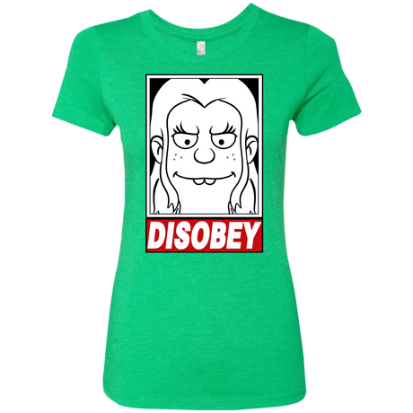 T-Shirts Envy / S Disobey Women's Triblend T-Shirt