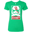 T-Shirts Envy / Small Disobey Women's Triblend T-Shirt