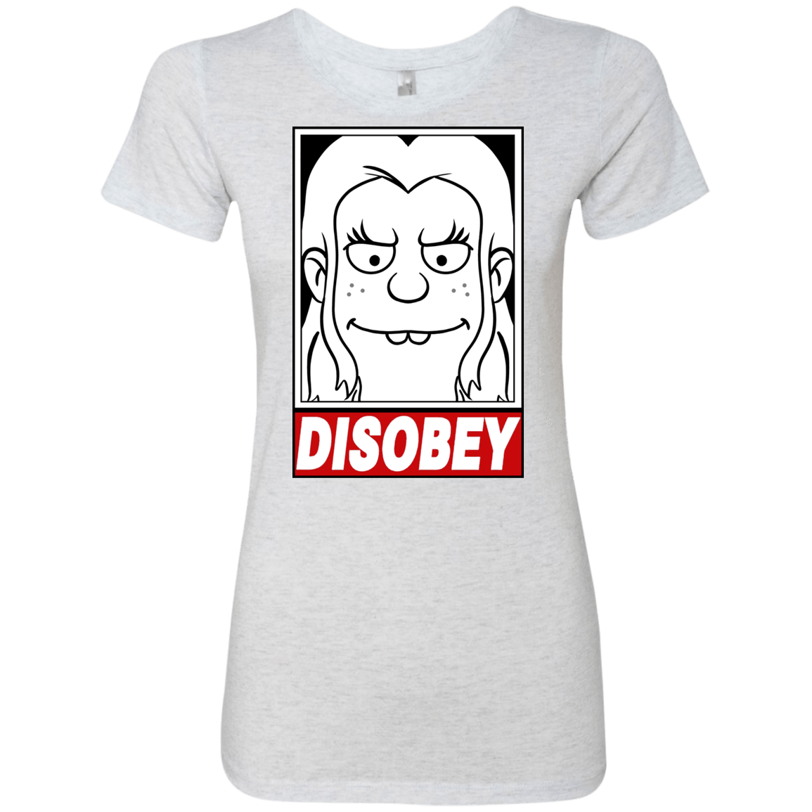 T-Shirts Heather White / S Disobey Women's Triblend T-Shirt