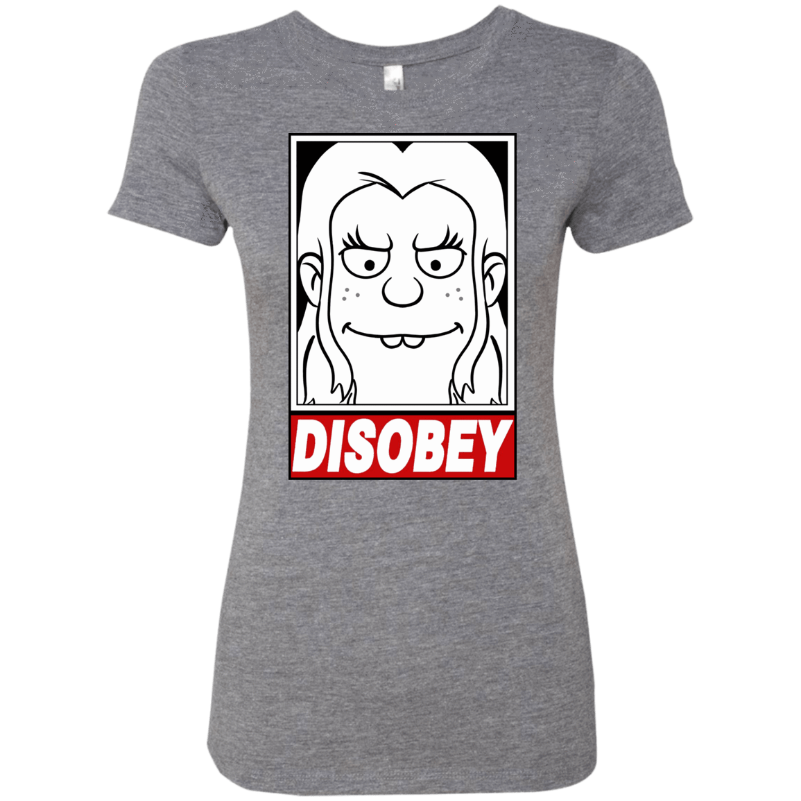 T-Shirts Premium Heather / S Disobey Women's Triblend T-Shirt