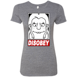 T-Shirts Premium Heather / S Disobey Women's Triblend T-Shirt