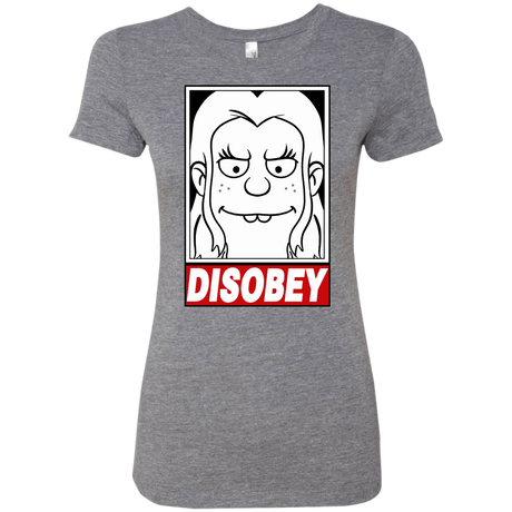 T-Shirts Premium Heather / S Disobey Women's Triblend T-Shirt