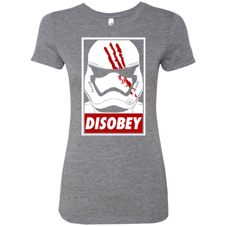 T-Shirts Premium Heather / Small Disobey Women's Triblend T-Shirt