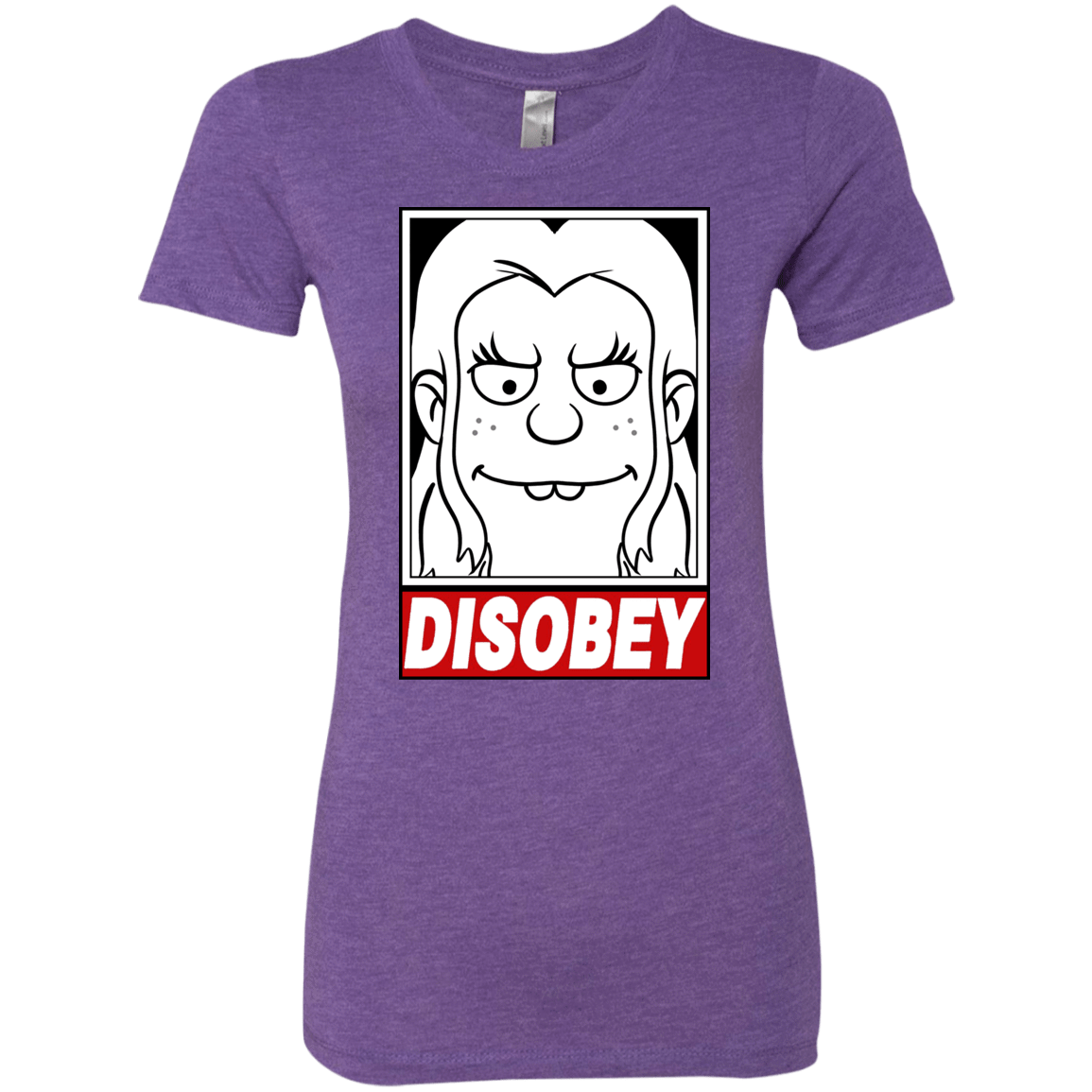 T-Shirts Purple Rush / S Disobey Women's Triblend T-Shirt