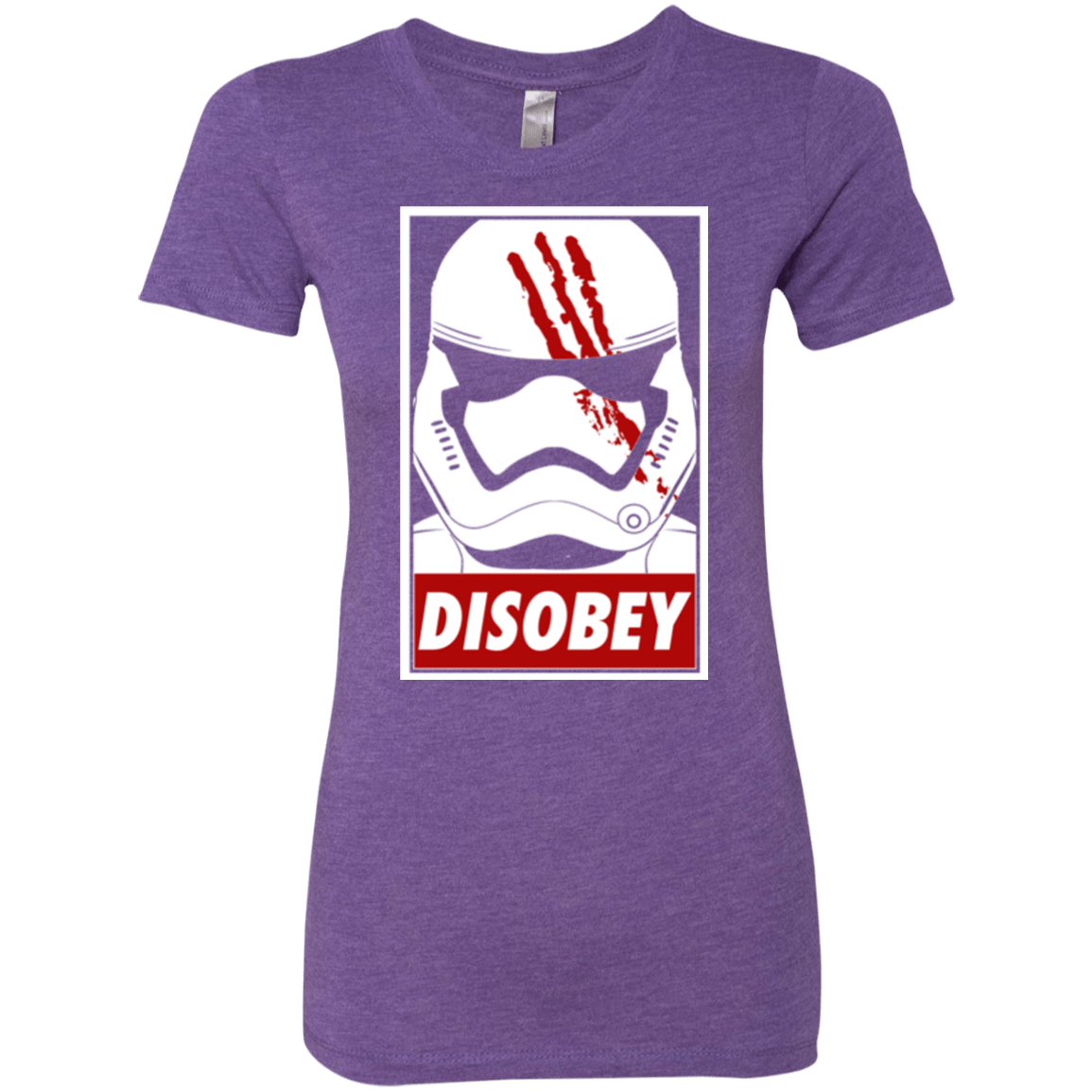 T-Shirts Purple Rush / Small Disobey Women's Triblend T-Shirt
