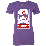 T-Shirts Purple Rush / Small Disobey Women's Triblend T-Shirt