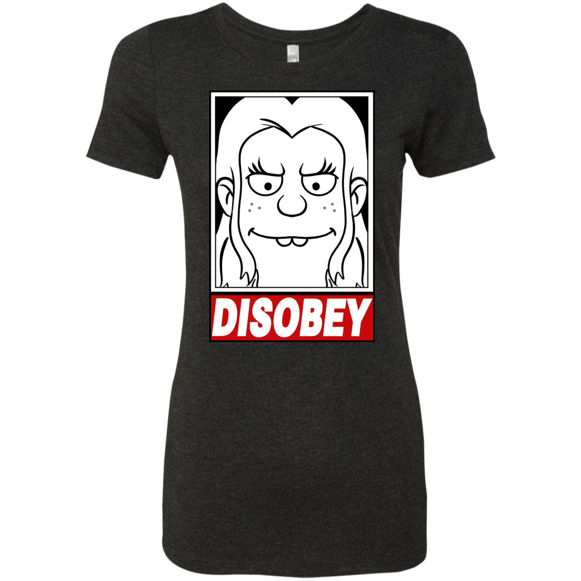 T-Shirts Vintage Black / S Disobey Women's Triblend T-Shirt