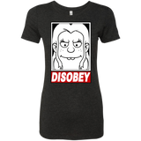 T-Shirts Vintage Black / S Disobey Women's Triblend T-Shirt