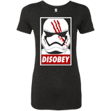 T-Shirts Vintage Black / Small Disobey Women's Triblend T-Shirt