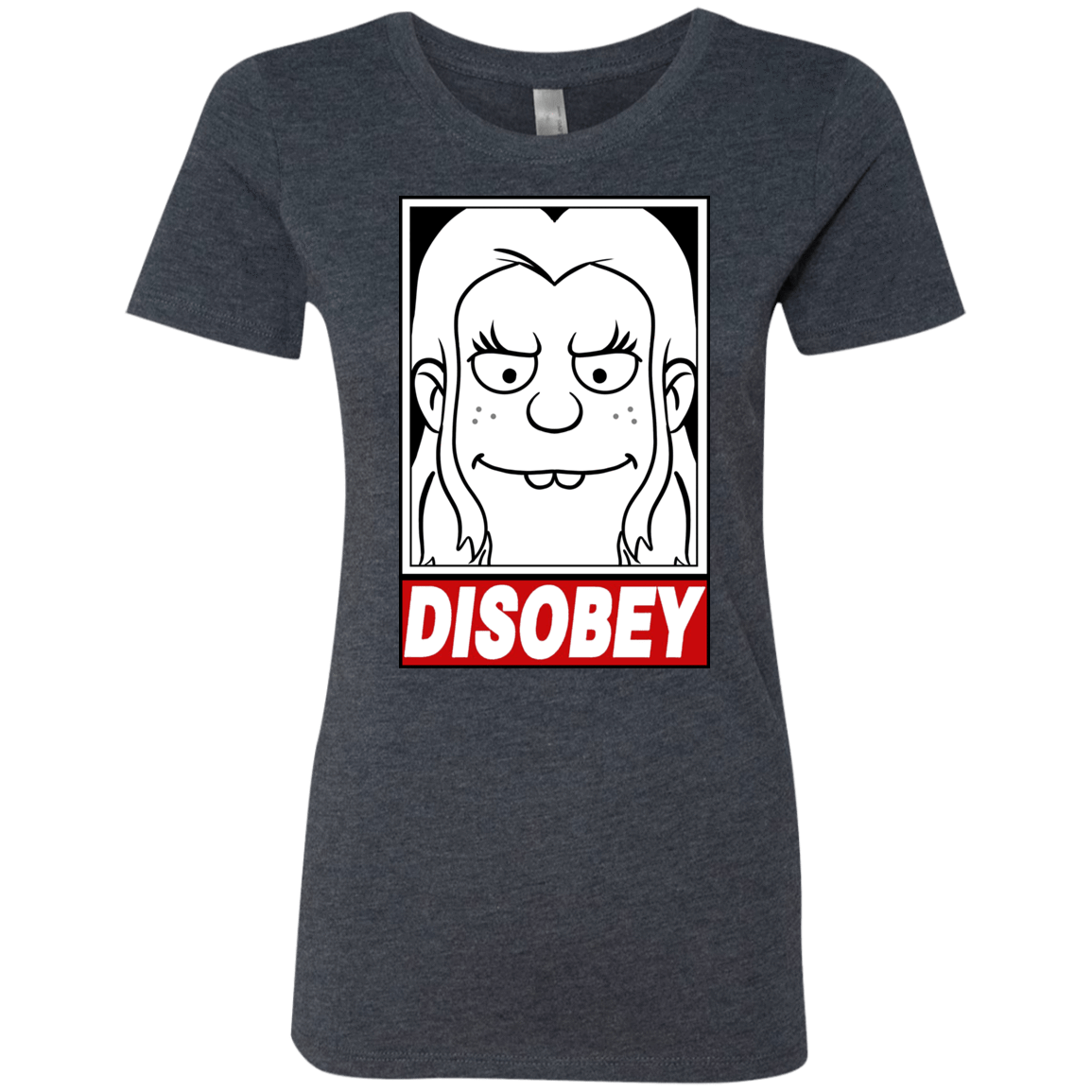 T-Shirts Vintage Navy / S Disobey Women's Triblend T-Shirt
