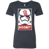 T-Shirts Vintage Navy / Small Disobey Women's Triblend T-Shirt