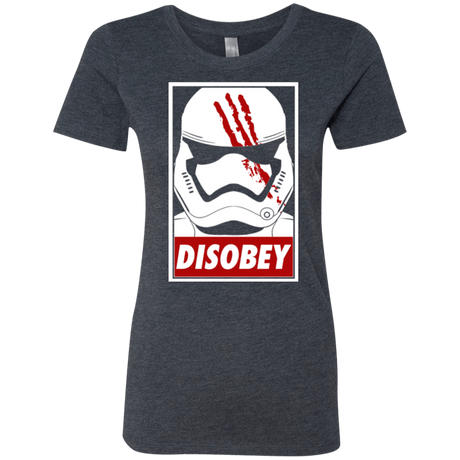T-Shirts Vintage Navy / Small Disobey Women's Triblend T-Shirt
