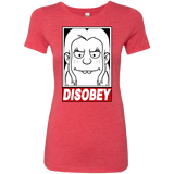 T-Shirts Vintage Red / S Disobey Women's Triblend T-Shirt