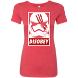 T-Shirts Vintage Red / Small Disobey Women's Triblend T-Shirt
