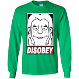 T-Shirts Irish Green / YS Disobey Youth Long Sleeve T-Shirt