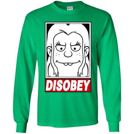 T-Shirts Irish Green / YS Disobey Youth Long Sleeve T-Shirt