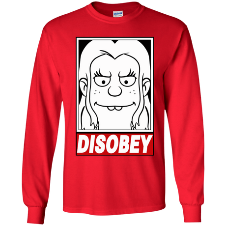 T-Shirts Red / YS Disobey Youth Long Sleeve T-Shirt