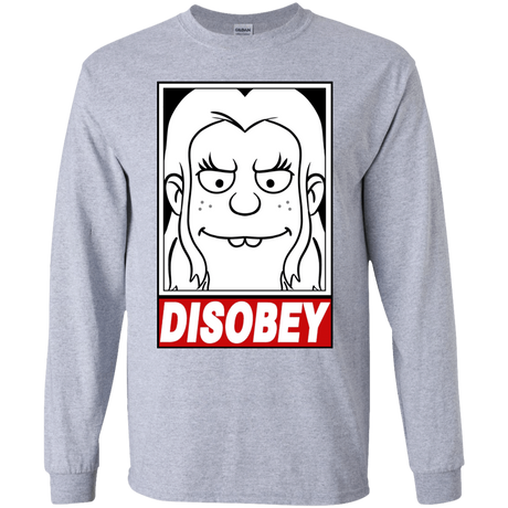 T-Shirts Sport Grey / YS Disobey Youth Long Sleeve T-Shirt