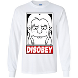 T-Shirts White / YS Disobey Youth Long Sleeve T-Shirt