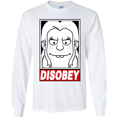 T-Shirts White / YS Disobey Youth Long Sleeve T-Shirt
