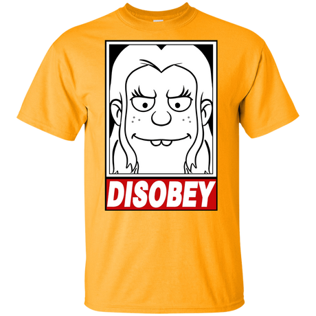 T-Shirts Gold / YXS Disobey Youth T-Shirt