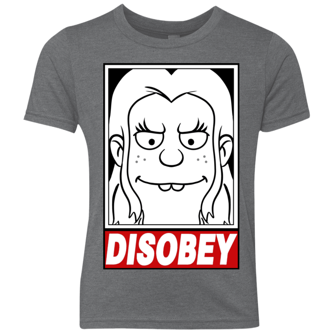 T-Shirts Premium Heather / YXS Disobey Youth Triblend T-Shirt