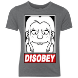 T-Shirts Premium Heather / YXS Disobey Youth Triblend T-Shirt