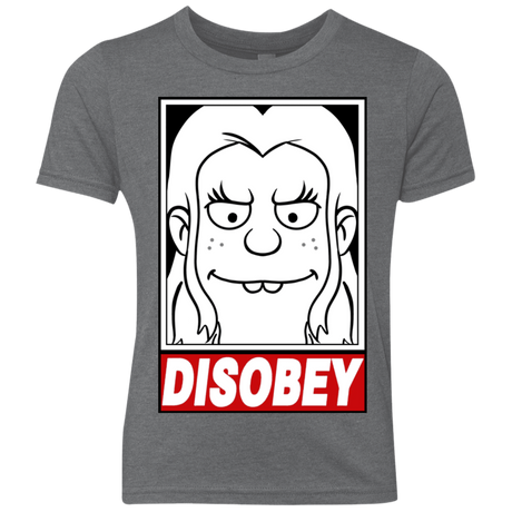 T-Shirts Premium Heather / YXS Disobey Youth Triblend T-Shirt