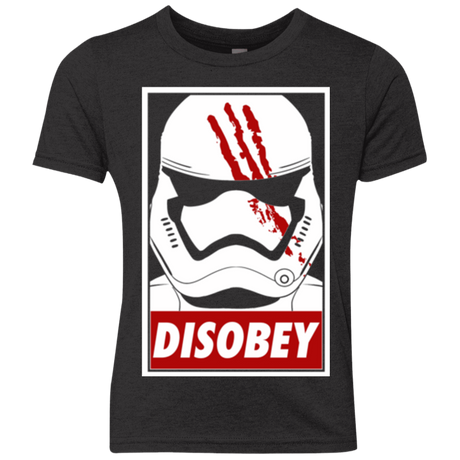T-Shirts Vintage Black / YXS Disobey Youth Triblend T-Shirt
